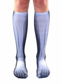 Living Royal X-Ray Photo Print Knee High Socks