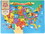 USA Map 44 Piece Real Wood Jigsaw Puzzle
