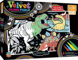 MasterPieces MAP-11808-C Dinosaurs Velvet Coloring 60 Piece Jigsaw Puzzle