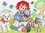 MasterPieces MAP-11821-C Raggedy Ann & Andy Best Friends 60 Piece Jigsaw Puzzle