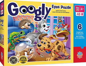 Pets 48 Piece Googly Eyes Jigsaw Puzzle