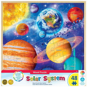 Solar System 48 Piece Real Wood Jigsaw Puzzle