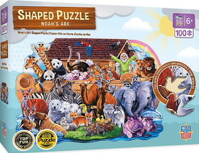 Noahs Ark Shaped 100 Piece Jigsaw Puzzle