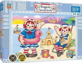 Raggedy Ann & Andy Beach Fun 60 Piece Jigsaw Puzzle