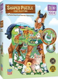 MasterPieces MAP-11940-C Pony Playtime Shaped 100 Piece Jigsaw Puzzle