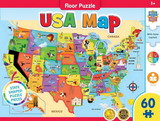 MasterPieces MAP-12001-C USA Map 60 Piece Giant Floor Jigsaw Puzzle
