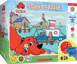 Clifford Library Boat 24 Piece Sing-A-Long Song Soud Puzzle