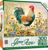 MasterPieces MAP-31816-C Morning Glory Rooster 300 Piece Large EZ Grip Jigsaw Puzzle