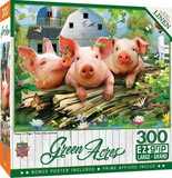 MasterPieces MAP-31817-C Three Lil Pigs 300 Piece Large EZ Grip Jigsaw Puzzle