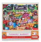 MasterPieces MAP-318681K-C Masterpieces 1000 Piece Jigsaw Puzzle, Farmers Market