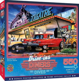 Starlite Drive-In 550 Piece Jigsaw Puzzle