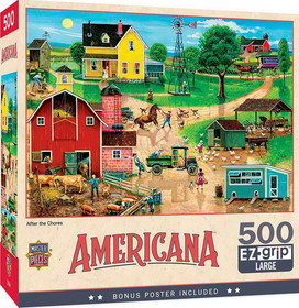 After the Chores 500 Piece Jigsaw Puzzle