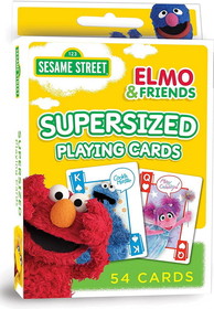 MasterPieces MAP-42113-C Sesame Street Supersized Playing Cards