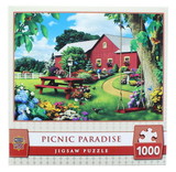 MasterPieces MAP-614041K-C Masterpieces 1000 Piece Jigsaw Puzzle, Picnic Paradise