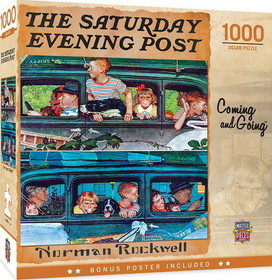 Saturday Evening Post Coming and Going 1000 Piece Jigsaw Puzzle