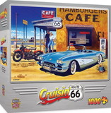 Cruisin Route 66 Cafe 1000 Piece Jigsaw Puzzle