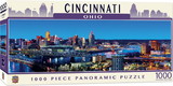Downtown Cincinnati Ohio 1000 Piece Panoramic Jigsaw Puzzle