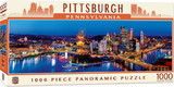 Downtown Pittsburgh Pennsylvania 1000 Piece Panoramic Jigsaw Puzzle