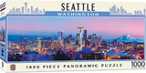 Downtown Seattle Washington 1000 Piece Panoramic Jigsaw Puzzle