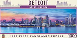 Downtown Detroit Michigan 1000 Piece Panoramic Jigsaw Puzzle