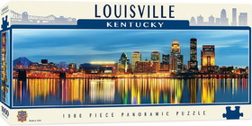 Downtown Louisville Kentucky 1000 Piece Panoramic Jigsaw Puzzle