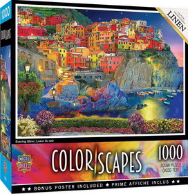Colorscapes Evening Glow 1000 Piece Linen Jigsaw Puzzle