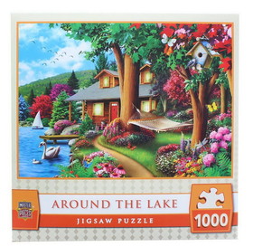 MasterPieces MAP-718091K-C Masterpieces 1000 Piece Jigsaw Puzzle, Around The Lake