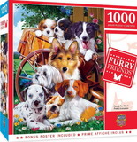 MasterPieces MAP-71907-C Furry Friends Ready For Work 1000 Piece Jigsaw Puzzle
