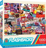 Flashbacks Quick Stop Diner 1000 Piece Jigsaw Puzzle