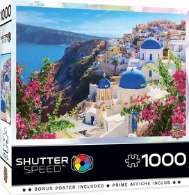 MasterPieces MAP-71952-C ShutterSpeed Santorini Spring 1000 Piece Jigsaw Puzzle