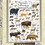 Mammals of Yellowstone National Park 1000 Piece Linen Jigsaw Puzzle