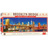NYC Brooklyn Bridge 1000 Piece Panoramic Jigsaw Puzzle