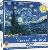 Starry Night 1000 Piece Linen Jigsaw Puzzle