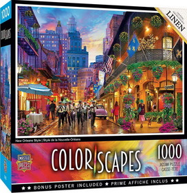 Colorscapes New Orleans Style 1000 Piece Linen Jigsaw Puzzle