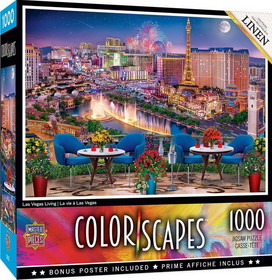 Colorscapes Las Vegas Living 1000 Piece Linen Jigsaw Puzzle
