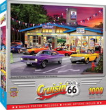 Cruisin Route 66 Pitstop 1000 Piece Jigsaw Puzzle