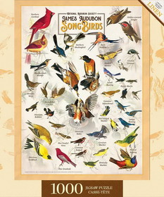 Audubon Songbird 1000 Piece Jigsaw Puzzle