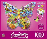 Butterfly Shape 1000 Piece Jigsaw Puzzle
