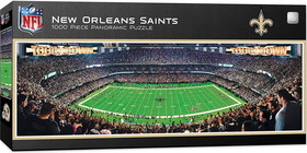 MasterPieces MAP-NOS1030-C New Orleans Saints Stadium NFL Panoramic 1000 Jigsaw Puzzle