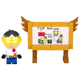 Mcfarlane Toys South Park Top Bad Guys Board 45-Piece Construction Set w/ Toolshed Stan