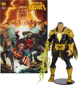 Mcfarlane Toys MCF-15901-C DC Direct Black Adam 7 Inch Action Figure With Comic