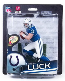 Mcfarlane Toys McFarlane NFL 33 Figure Indianapolis Colts Andrew Luck Bronze Level Variant Blue Jersey