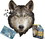 I AM Wolf 550 Piece Animal Head-Shaped Jigsaw Puzzle