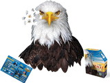 I AM Eagle 550 Piece Animal Head-Shaped Jigsaw Puzzle