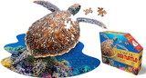 I AM Lil Sea Turtle 100 Piece Animal-Shaped Jigsaw Puzzle