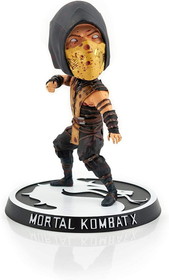 Mezco Toyz MEZ-89262-C Mortal Kombat X Bloody Exclusive Scorpion 6 Inch Bobble Head Figure