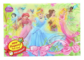 Monogram International MNG-23671-C Disney Princess 3D Motion Picture Card Magnet