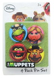 Monogram International MNG-28013-C Disney The Muppets 1.25 Inch Collectible Button Pins Set of 4