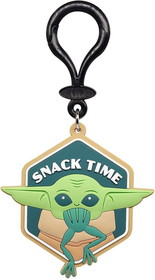 Monogram International MNG-28937-C Star Wars The Mandalorian Soft Touch PVC Bag Clip, The Child Snack Time