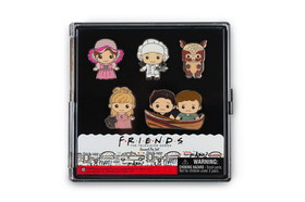 Friends Exclusive Chibi Characters 5-Piece Enamel Pin Set Toynk Exclusive